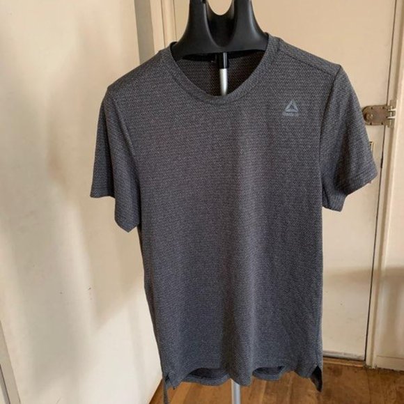 Reebok Mens WOR Melange Tech Basic T-Shirt, Style # FL5073 - Picture 1 of 5